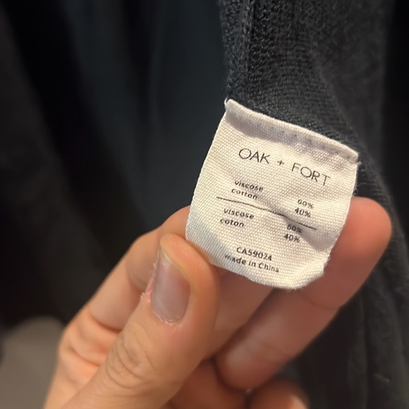 Oak + Fort dark blue cardigan - XS - Picture 4 of 4